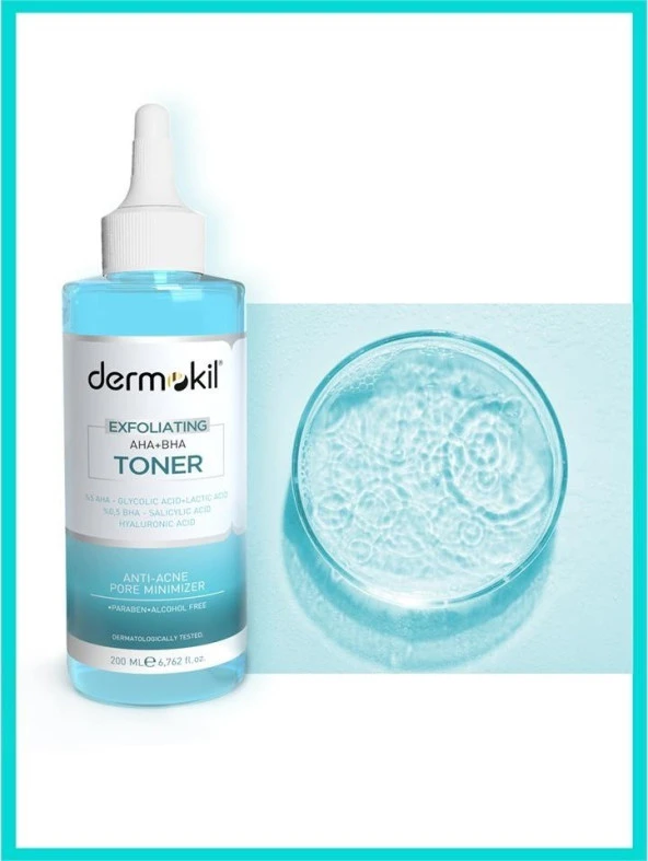 Dermokil Exfoliating Aha+Bha Niacinamide Tonik 200 ml - 4