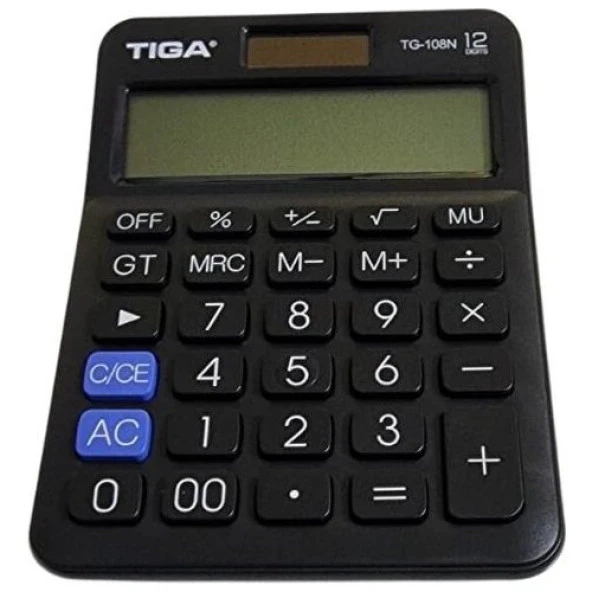 Tiga TG-108N Masaüstü 12 Haneli Hesap Makinesi - 1