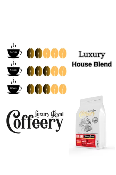 House Blend Yumuşak İçim 250 gr Filtre Kahve (Çekirdek) - 2