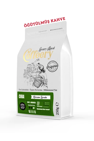 Cuba Cerrano Lavado Roast Filtre Kahve 1000 gr (Öğütülmüş)