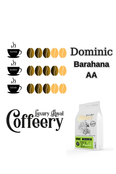 Dominic Barahana AA Roast Filtre Kahve 500 gr (Çekirdek) - Resim 2