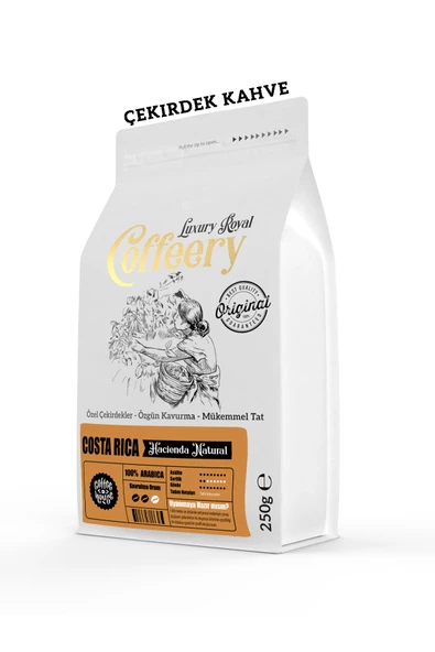 Costa Rica Haciende Sonorared Natural 250 gr (Çekirdek)