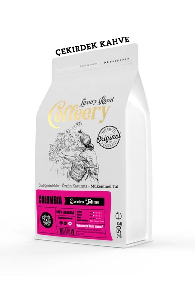 Colombia Excelso Tolima Yöresel Kahve 1000 gr (Çekirdek)