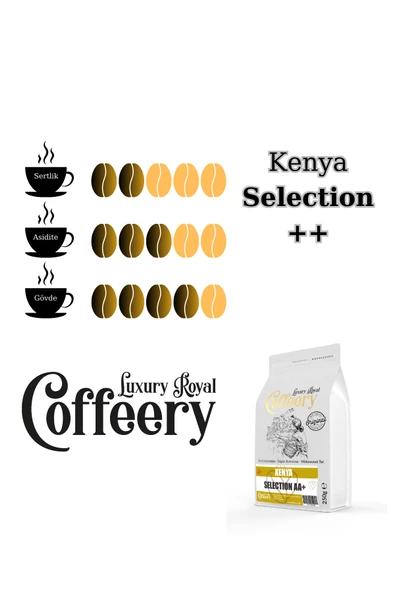 Kenia AA+ Mount Selection Yöresel Kahve 750 gr (Öğütülmüş) - Resim 2