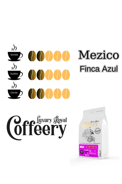 Mexico SHG Finca Monte Azul Yöresel Kahve 1000 gr (Oğütülmüş) - 2