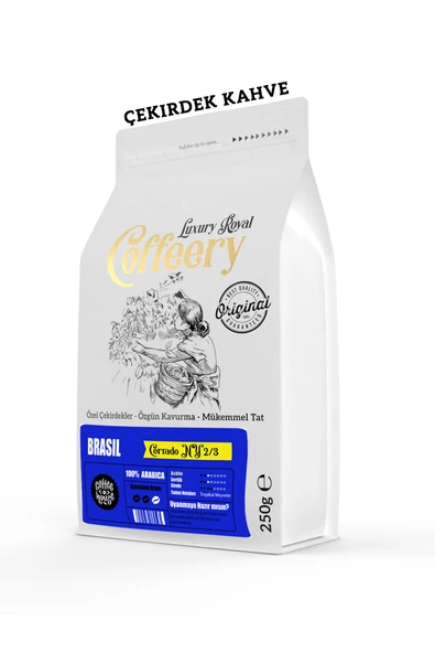 Brasil Cerrado NY 2/3 Roast Filtre Kahve 1000 gr (Çekirdek)