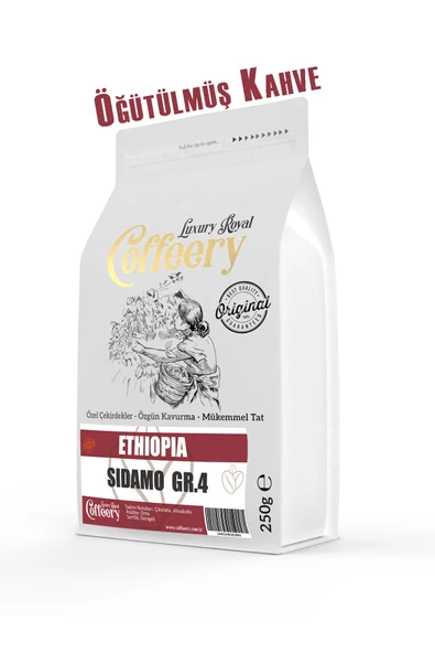 Ethiopia Sidamo Gr.4 Yöresel Kahve 500 gr (Öğütülmüş)