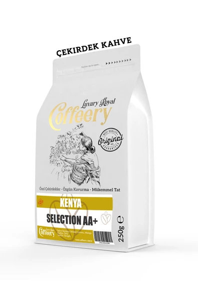 Kenia AA+ Mount Selection Yöresel Kahve 1000 gr (Çekirdek)