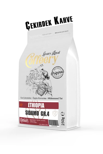 Ethiopia Sidamo Gr.4 Yöresel Kahve 250 gr (Çekirdek)