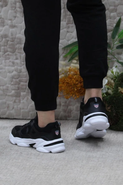 U.S. Polo Assn. BoB Siyah Beyaz Rahat Orijinal Ürün Sneaker Kadın Spor Ayakkabı - 4