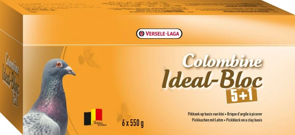 Versele Laga Colombıne Ideal Bloc 5+1 Güvercin Mineral Desteği 6*550gr