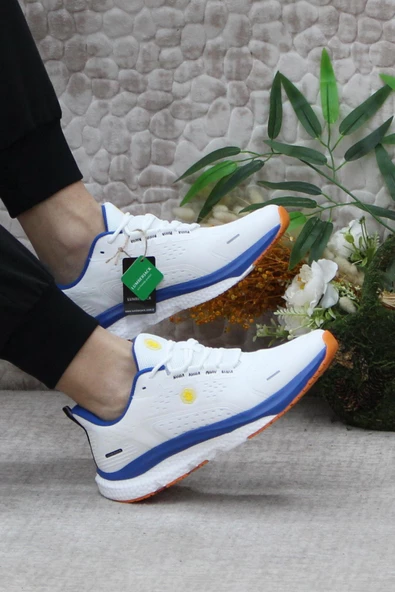 Lumberjack Tolıver Beyaz Sarı Rahat Hafif Orijinal Ürün Erkek Spor Ayakkabı - Resim 5