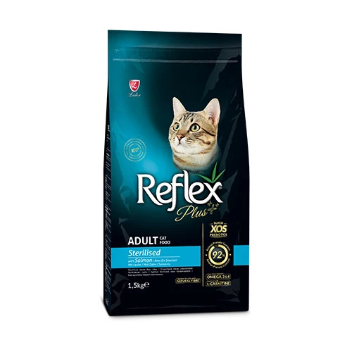 Reflex Plus Somonlu Kısırlaştırılmış Kedi Maması 1,5 Kg ürün görseli