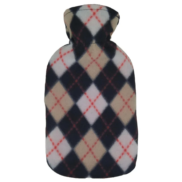 Kansai Termofor 0.75 Litre Mini Sıcak Su Torbası Polar Siyah Kahve Sgb-1930SK - 3