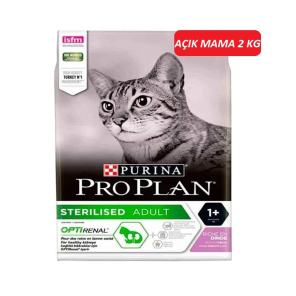 Pro Plan Sterilised Tavuklu Kısırlaştırılmış Yetişkin Kedi Maması 2 KG