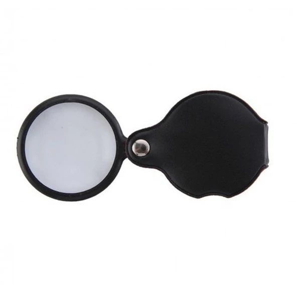 5X-50Mm-Mini Büyüteç Cepte Taşınan Optik Lens Katlanabilir Deri Kaplama Xx1051 - 4