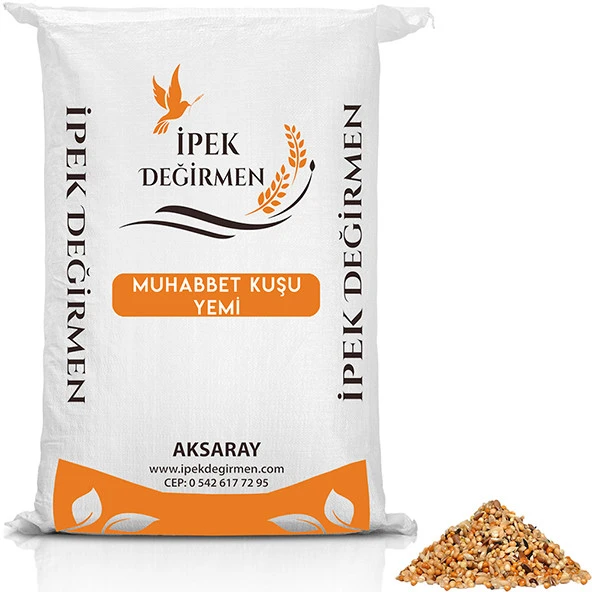 İpek Değirmen 1 KG Karışık Muhabbet Kuşu Yemi Papağan Yemi Kılçıksız