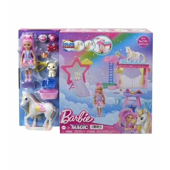 Barbie A Touch Of Magic Chelsea ve Pegasus Oyun Seti HNT67 - 5