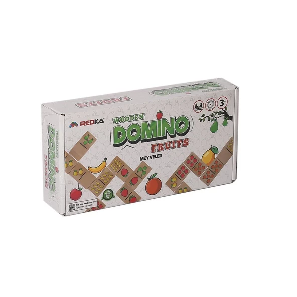 RD5650 Redka Ahşap Domino Fruits - Resim 4