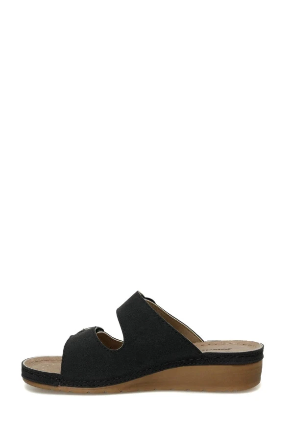 POLARİS 166422 SİYAH ÇİFT TOKA KADIN TERLİK - Resim 2