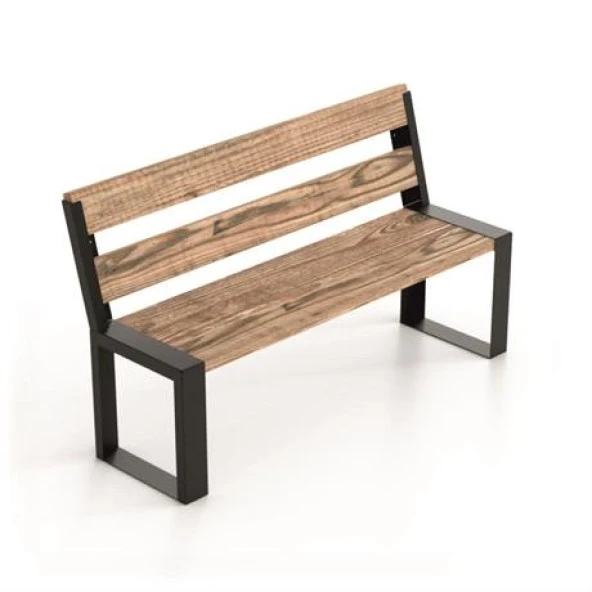 AVA44 Tuk - Sırtlı Bench Çift Kişilik