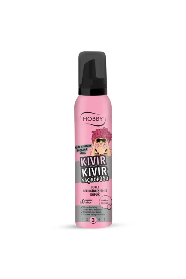Hobby  Kıvırcık Saç Köpüğü 150 ml--Saklı Guzellik--
