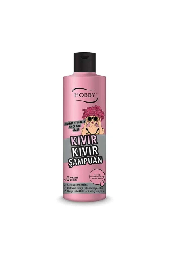Hobby  Şampuan Kıvır Kıvır Doğal Kıvırcık Saçlara Özel 250 ml