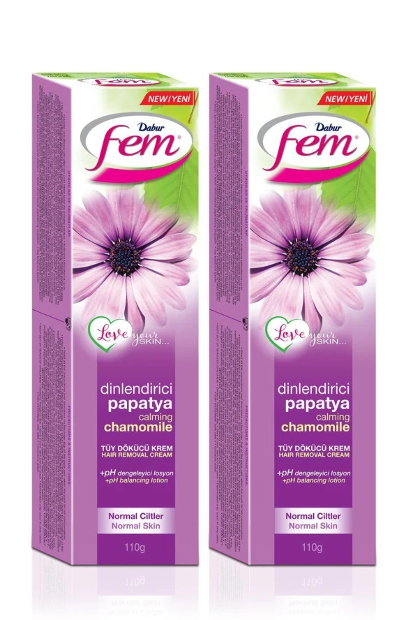 Fem  Papatya Tüy Dökücü Krem 110grx2