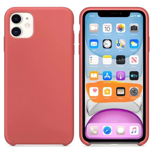Apple iPhone 11 Kılıf Velvet İçi Kadife Lansman Silikon - 8