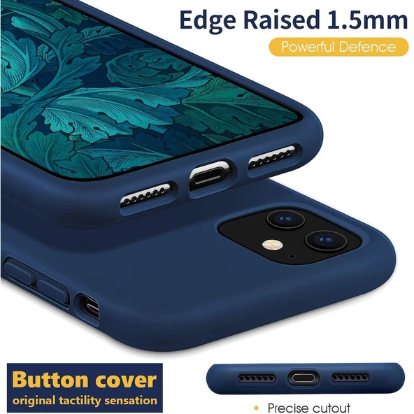 Apple iPhone 11 Kılıf Velvet İçi Kadife Lansman Silikon - 2