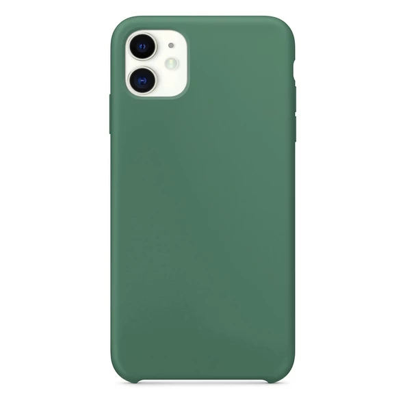 Apple iPhone 11 Kılıf Velvet İçi Kadife Lansman Silikon - 11