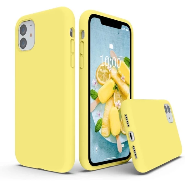 Apple iPhone 11 Kılıf Velvet İçi Kadife Lansman Silikon - 3