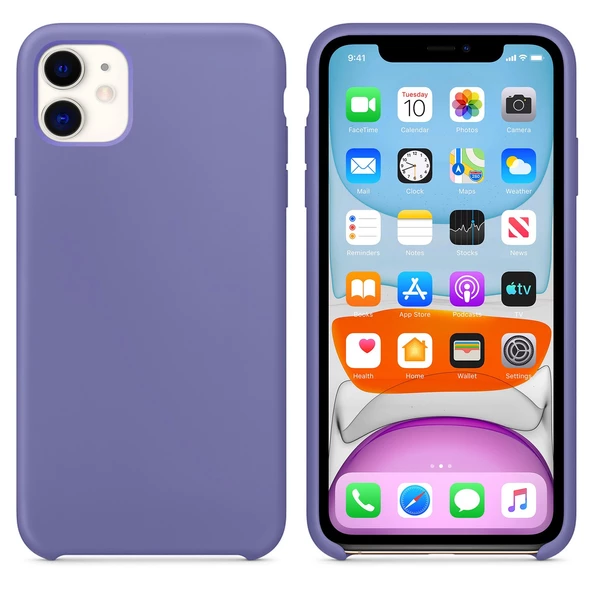 Apple iPhone 11 Kılıf Velvet İçi Kadife Lansman Silikon - 10