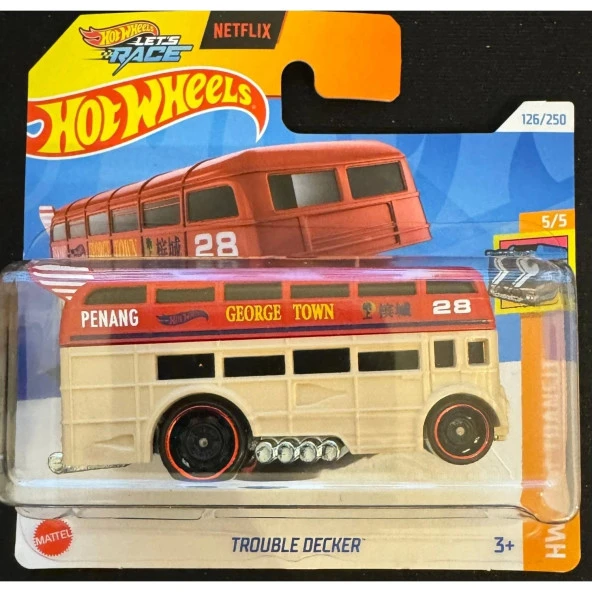 Hot Wheels Tekli Arabalar Trouble Decker HTB45 ürün görseli