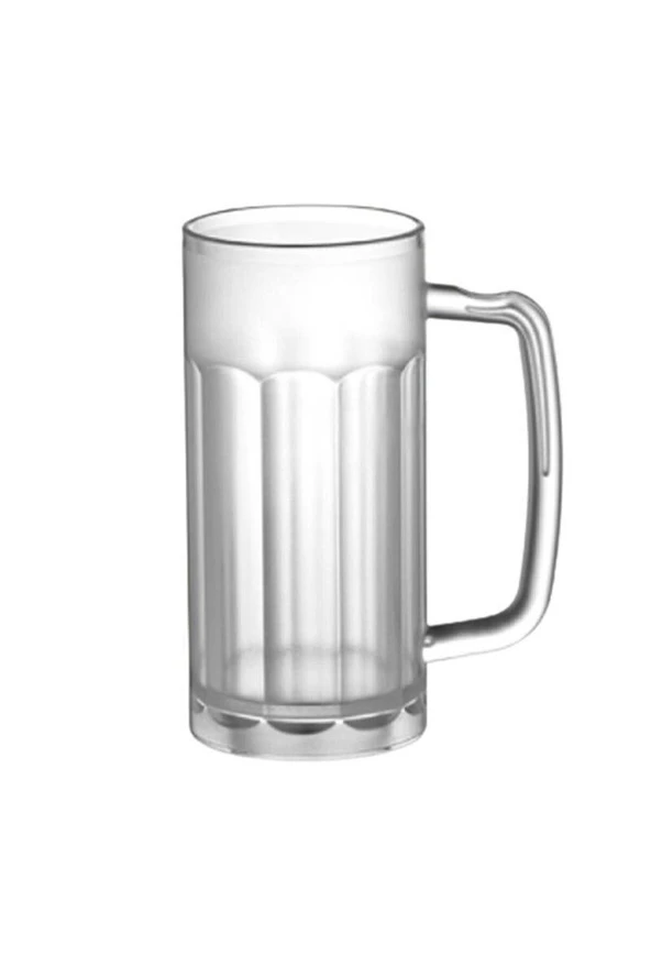 Kırılmaz, Çizilmez, Yıkanabilir PC Buzlu Arjantin Ayran ve Bira Bardağı 560 ML