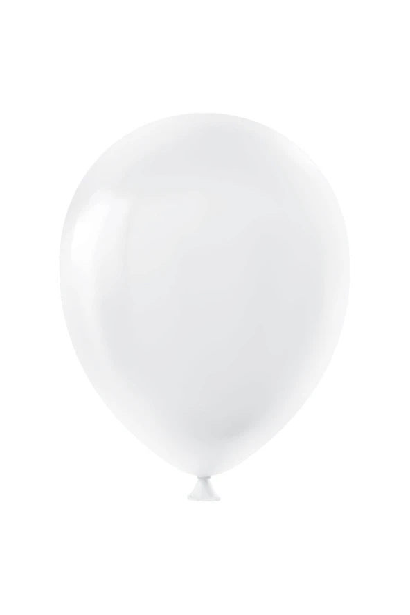 Beyaz Pastel Balon 12'' ( 100 ADET )