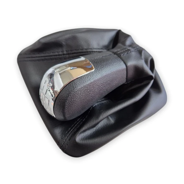 Skoda Octavia A6 2009-2012 Vites Topuzu Körük Çerçeve 5 İleri Siyah - 3