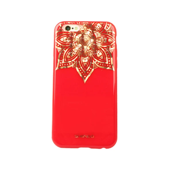 Shengo Apple iPhone 6S/6 Kılıf Kenarları Taşlı Silikon