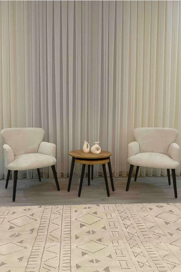 LOVİSSE HOME Pofuduk Teddy Berjer - Tekli Koltuk - Bekleme, Cafe, Ofis, Balkon, Güzellik Merkezi,çay Seti Koltuk - 3