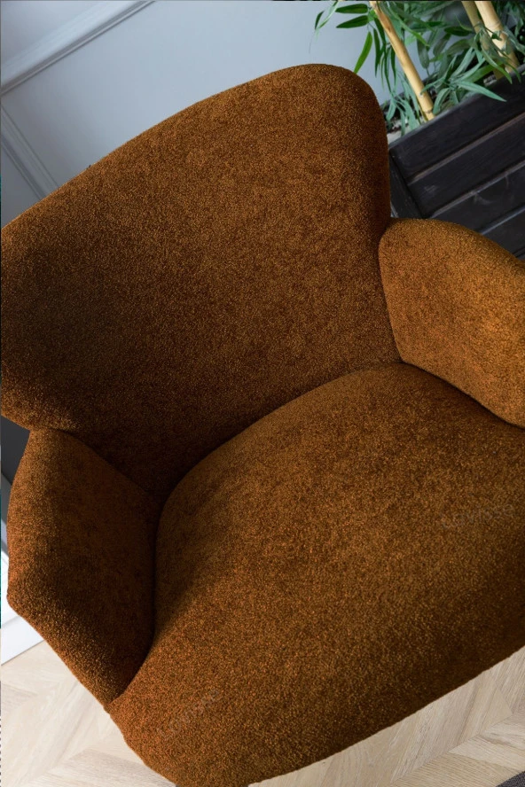 LOVİSSE HOME Taba Oranj Teddy Berjer , Salon, Balkon, Ofis, Bekleme, Güzellik Merkezi - 3