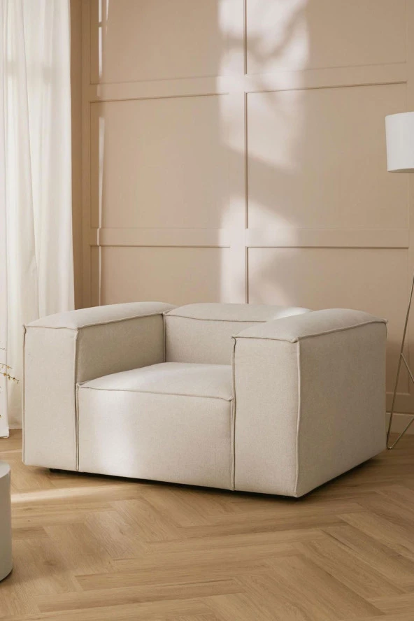LOVİSSE HOME Flora Tasarım Berjer - Minimalist, Şık Ve Rahat - Salon, Balkon, Ev,ofis, Mağaza Berjer - 4