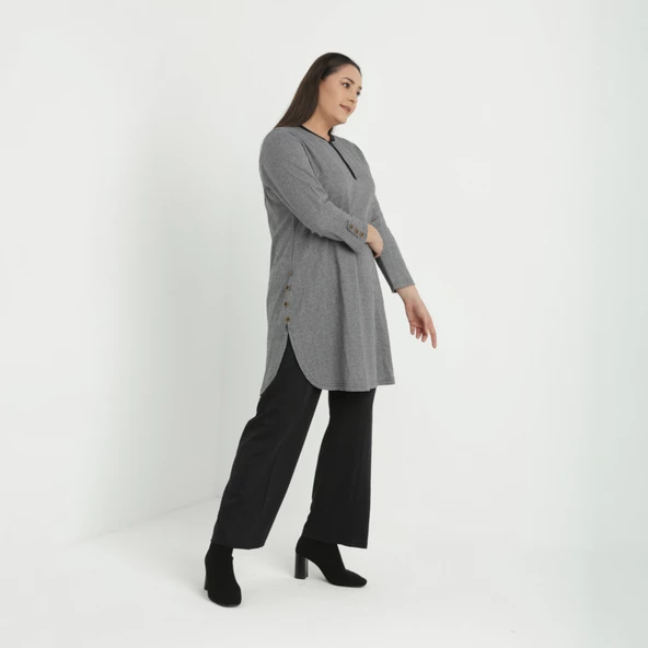 B.S Desen Tunik Pantolon İkili Takım 2692D - 6