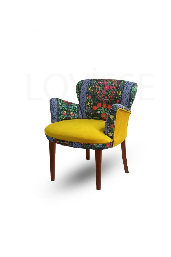 LOVİSSE HOME Sarı Bekleme Koltuğu - 4