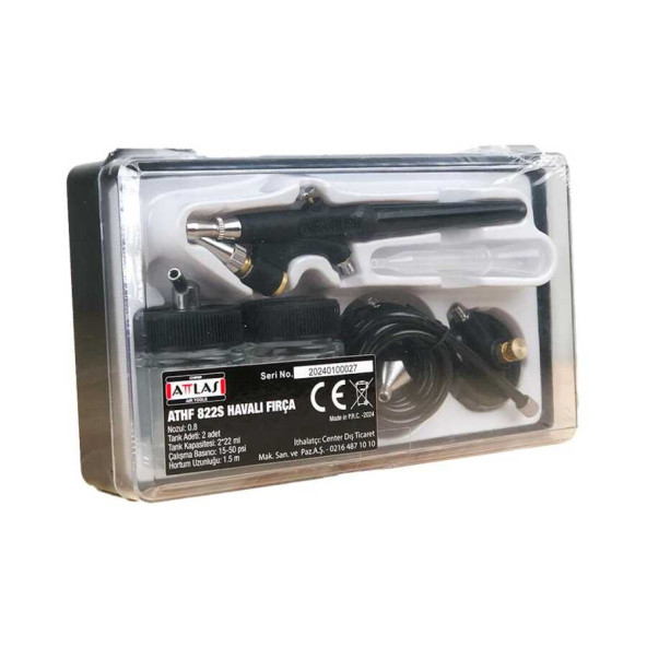 Attlas ATHF 822S Havalı Fırça - 3