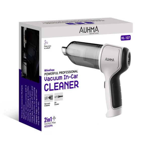Auhma Şarjlı Vakumlu Oto Süpürge HL-107 - 2