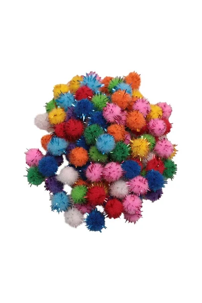 PONPON SİMLİ 1 CM. 70Lİ KARMA KİKA