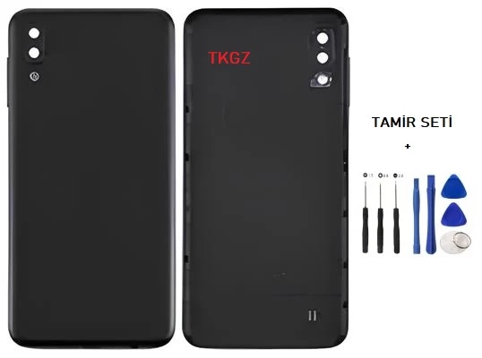 Samsung Galaxy M10  - SM-M015 FULL Kasa Arka Kapak Takım SİYAH - TAMİR SETİ