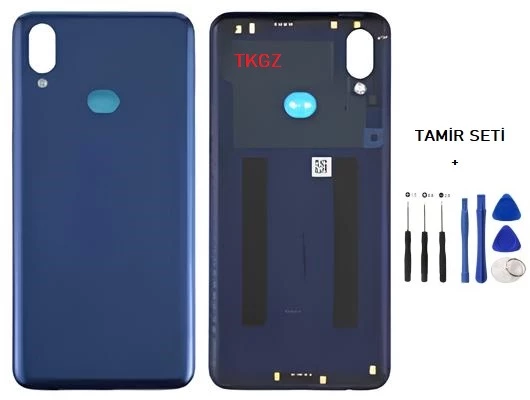Samsung Galaxy A10S  - SM-A107F FULL Kasa Arka Kapak Takım MAVİ - TAMİR SETİ