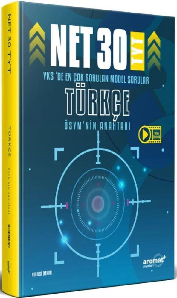 TYT Türkçe 30 Net Model Sorular Soru Bankası Aromat Yayınları