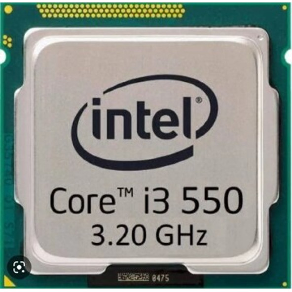 2. EL Intel Core i3 550 3.20 Ghz 4 MB Cache LGA1156 1. NESİL CPU